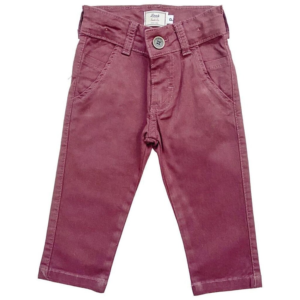 Calça Infantil Look Jeans Sarja Collor - CARAMELO - GG