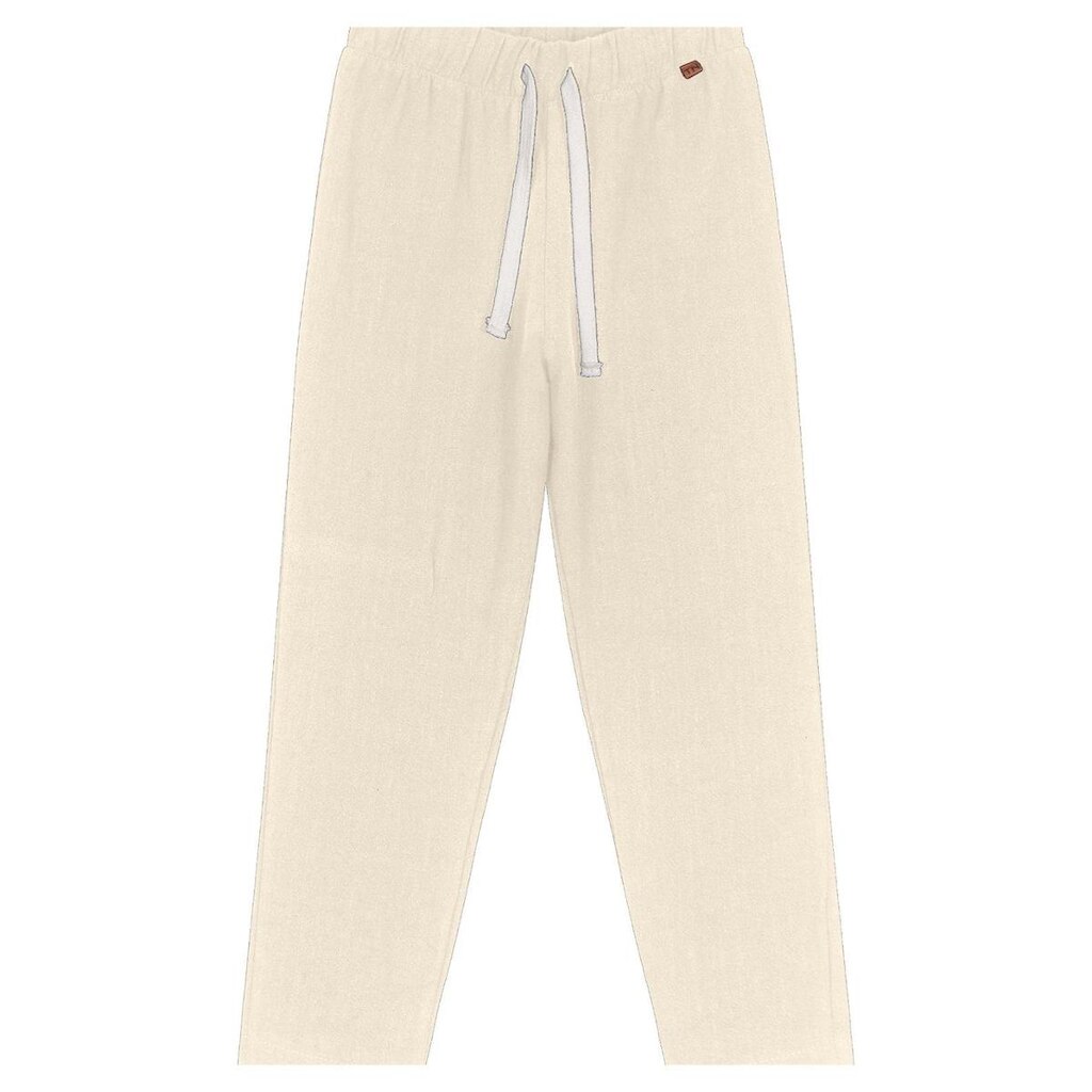 Calça Infantil Masculina Em Linho Trick Nick Branco