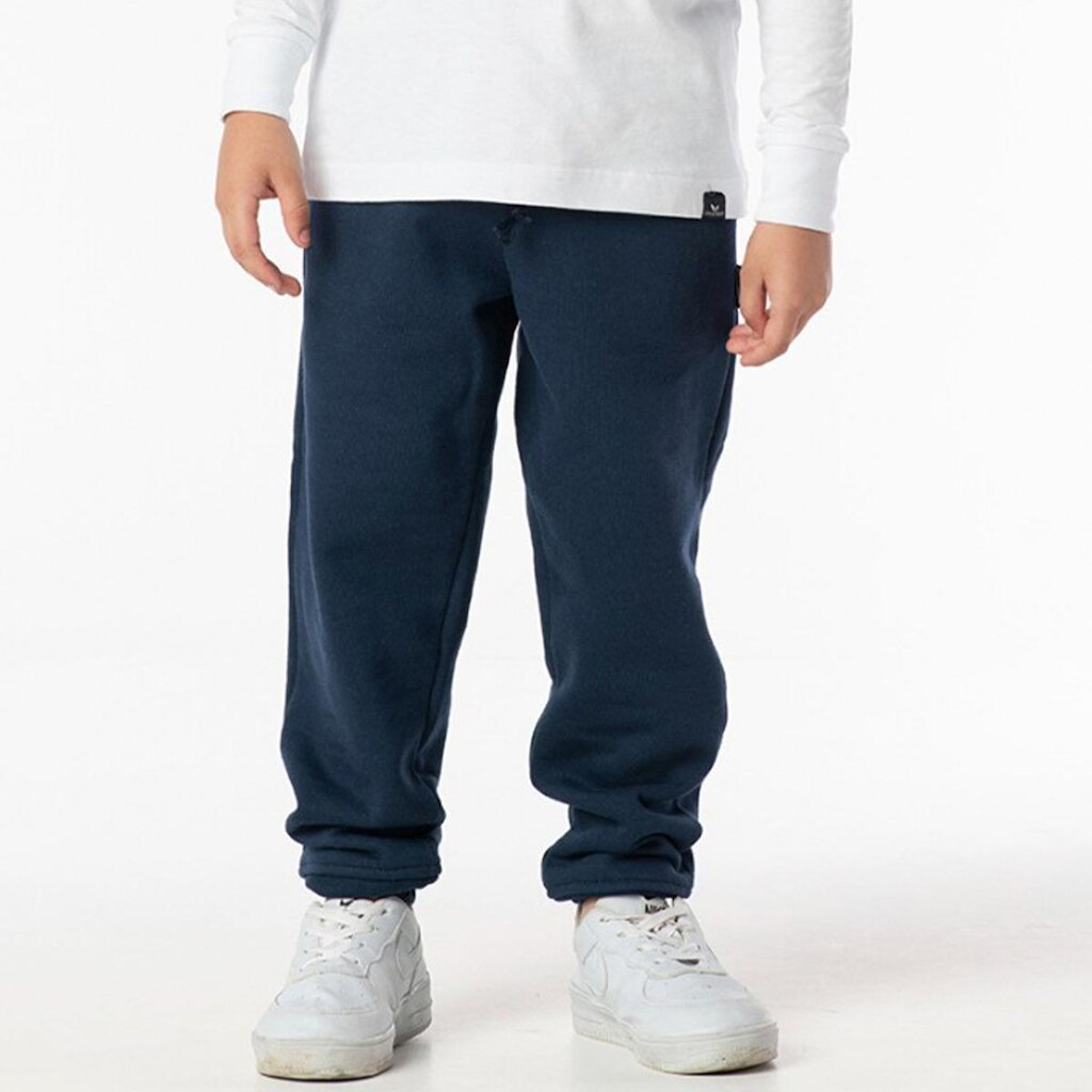 Calça Infantil Menino Moletinho Básica Lisa Inverno