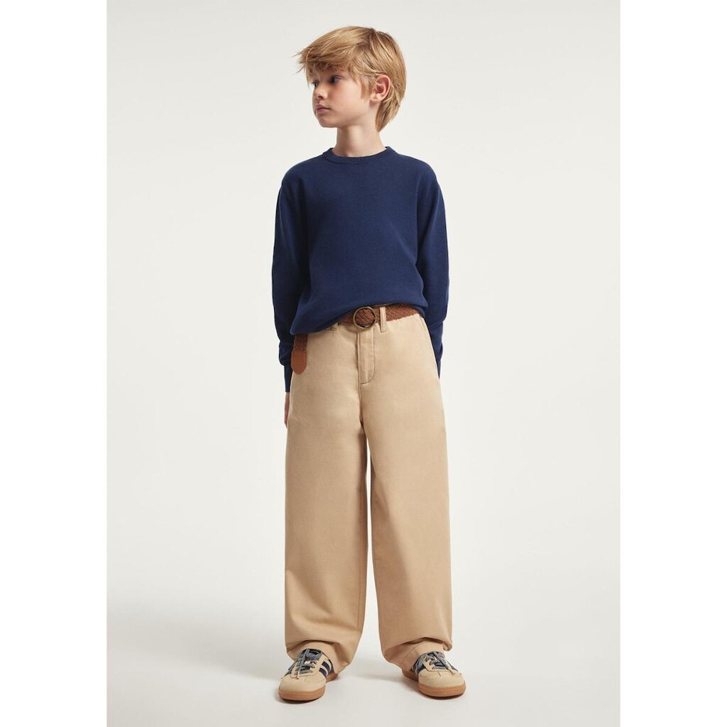 Calça Infantil Menino Reta Em Sarja