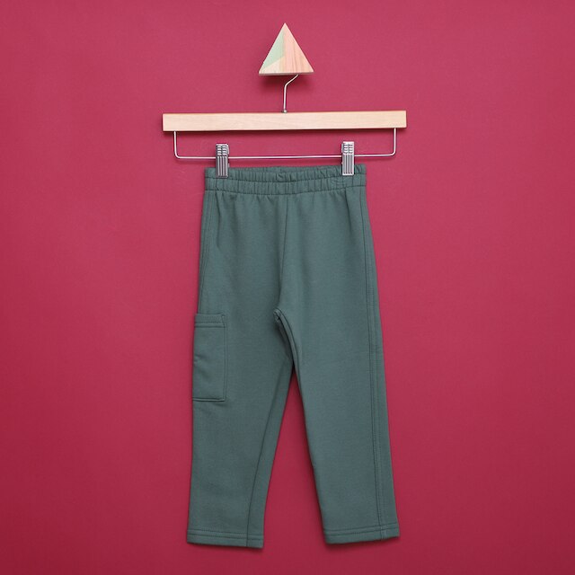 Calça Infantil Moletom Peluciado Kyly - Verde Menor preço em Calça Infantil Moletom Peluciado Kyly - Verde