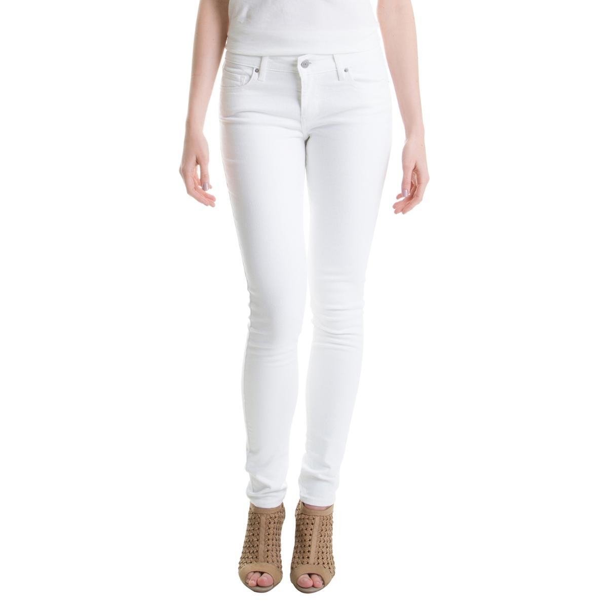 calça jeans branca feminina levis