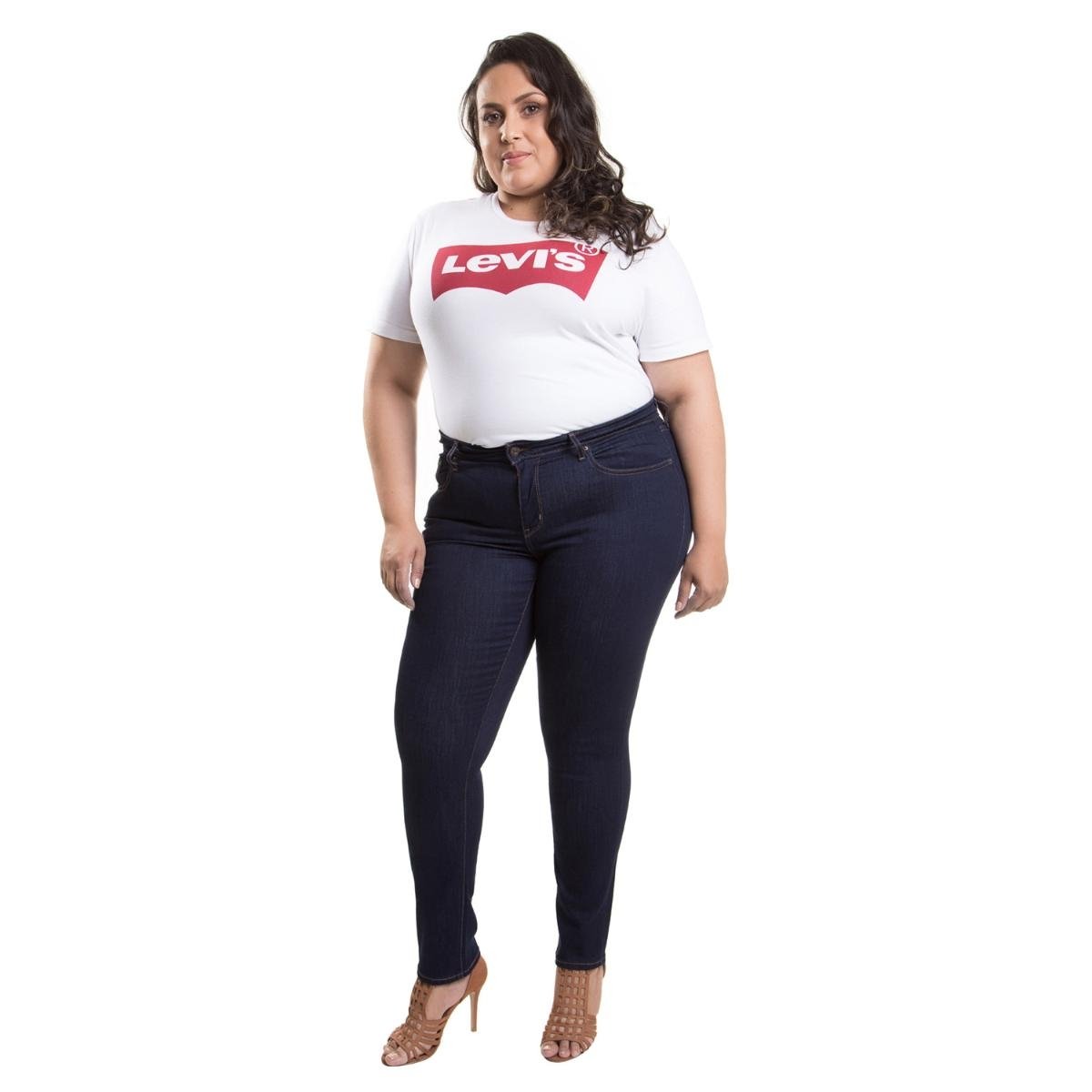 calça jeans levis feminina plus size
