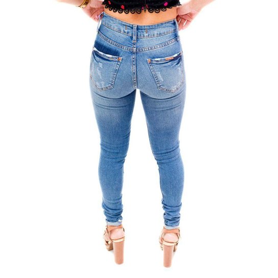 Calca Jeans Bebela Bege Netshoes