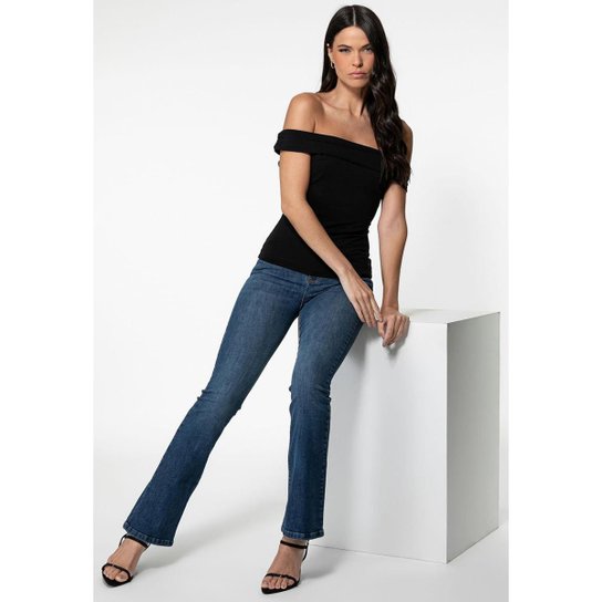 Calça Jeans Boot Cut Azul