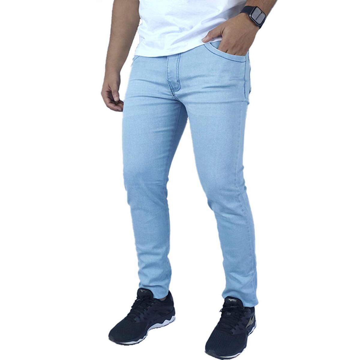 Calça Jeans Borzzi Wear Slim Lisa Masculina Menor preço em Calça Jeans Borzzi Wear Slim Lisa Masculina