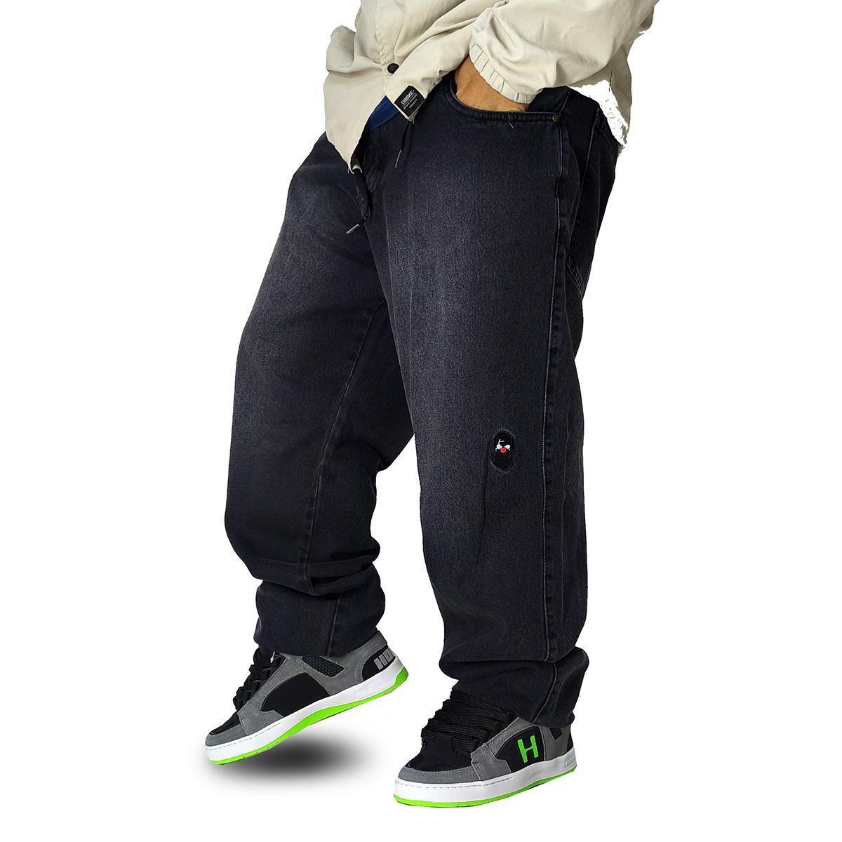Calça Jeans Brothas And Cash Palhaço Pixo Red Black BRO-257