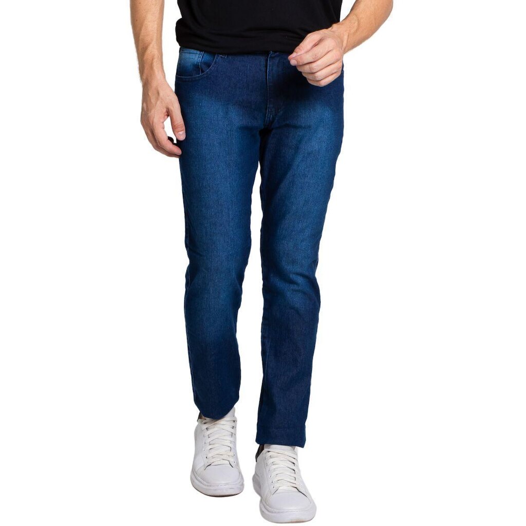 Calça Jeans C/ Elastano Masculina Qualidade Premium Estonada