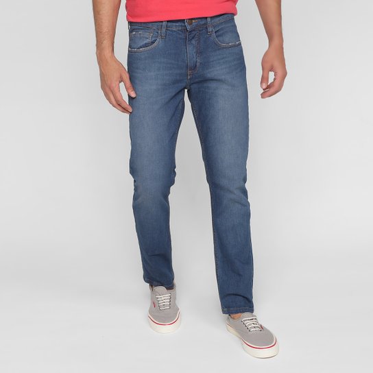 Calça Jeans Calvin Klein Estonada Masculina - Marinho Menor preço em Calça Jeans Calvin Klein Estonada Masculina - Marinho