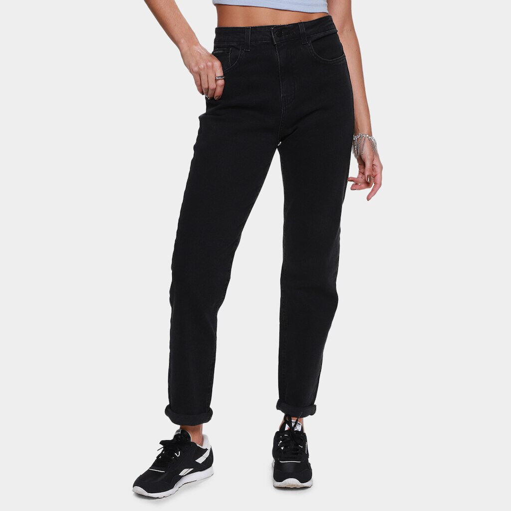 Calça Jeans Calvin Klein Mom 5 Pockets Feminina