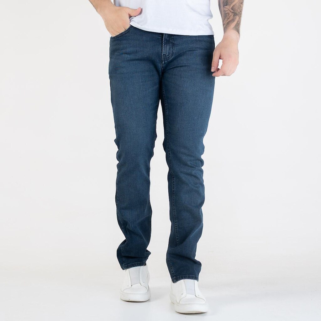Calça Jeans Calvin Klein Pockets Azul Marinho