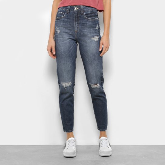 Calça Jeans Cigarrete Colcci Suki Cintura Alta Feminina - Jeans