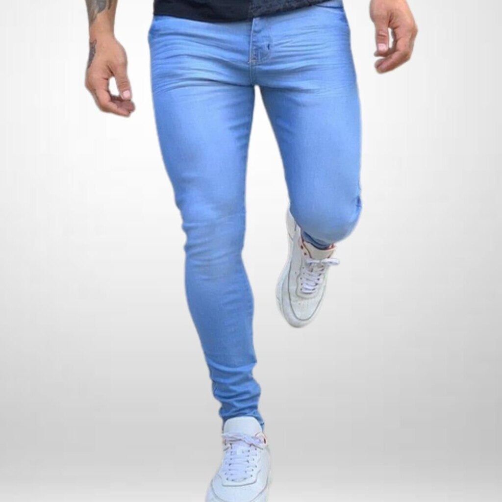 Calça Jeans Clara Masculina Slim Elastano Premium