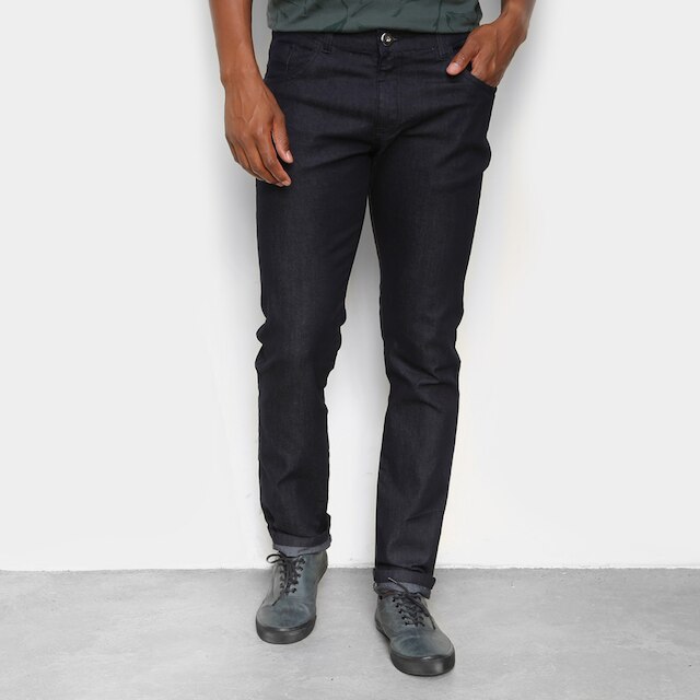 Calça Jeans Coffee Soft Slim Masculina - Azul Menor preço em Calça Jeans Coffee Soft Slim Masculina - Azul