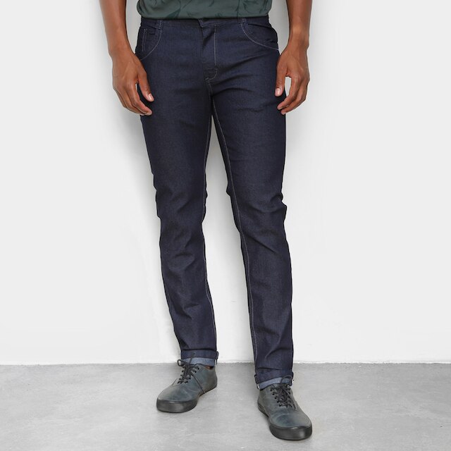 Calça Jeans Coffee Soft Slim Masculina - Azul Escuro Menor preço em Calça Jeans Coffee Soft Slim Masculina - Azul Escuro