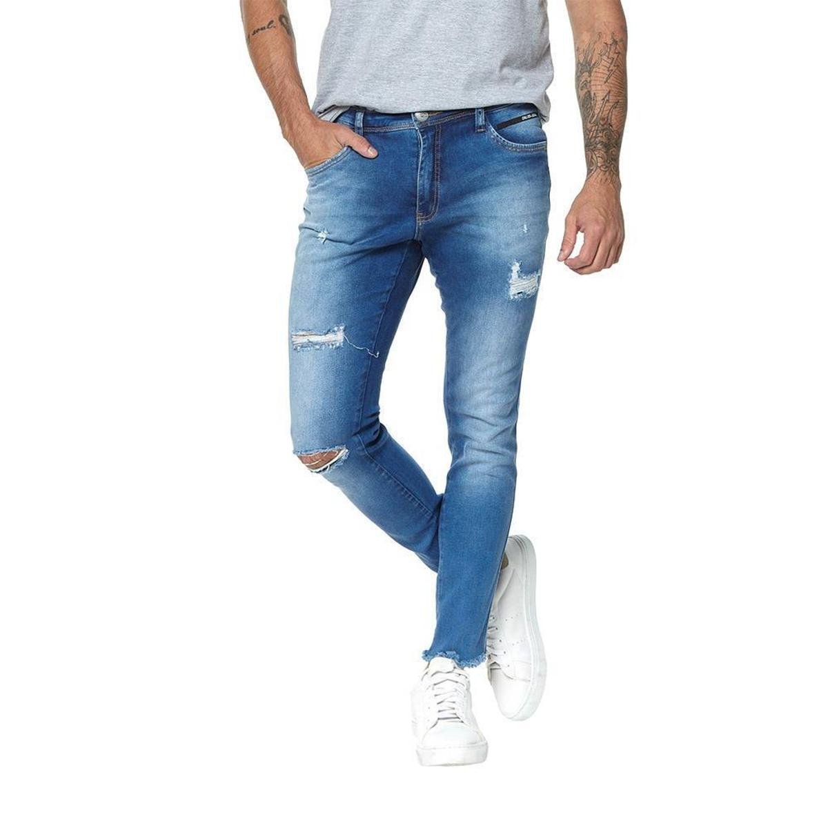 Calça Jeans Denuncia Skinny Low Masculina - Main Image