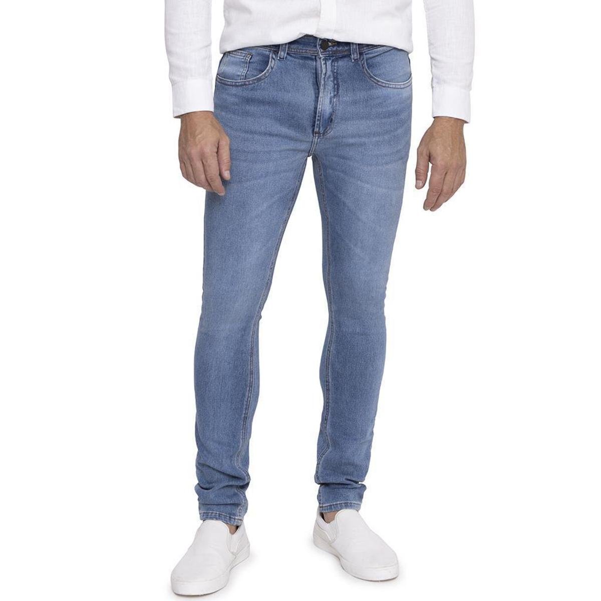 Calça Jeans Doct Skinny Slack Masculina Azul Netshoes