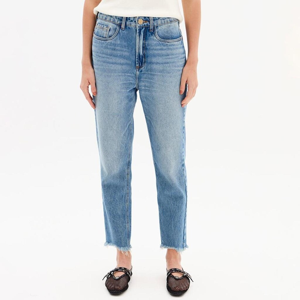 Calça Jeans Easy Lança Perfume Mom Super High Feminino