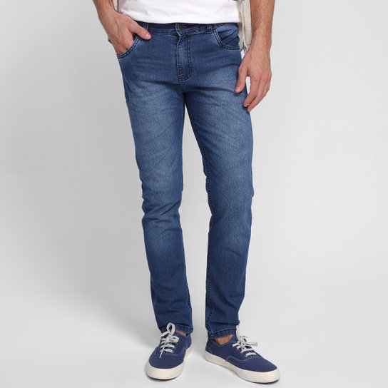 Calça Jeans Ecxo Cintura Média Masculina - Azul é ruim? Calça Jeans Ecxo Cintura Média Masculina - Azul é boa?
