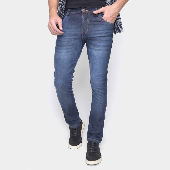 Calça Jeans Ecxo Estonada Masculina - Azul Escuro é ruim? Calça Jeans Ecxo Estonada Masculina - Azul Escuro é boa?