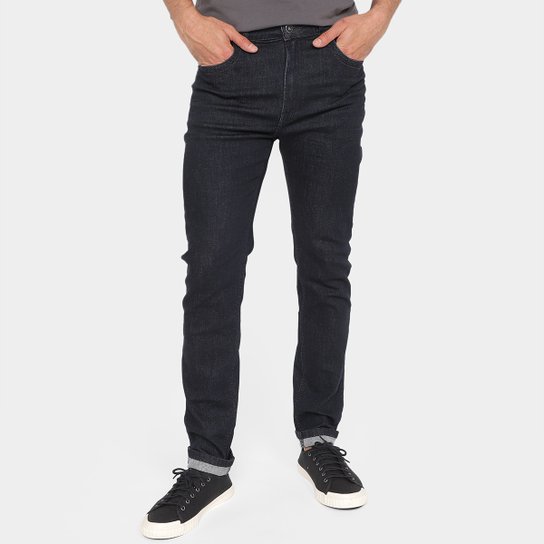 Calça Jeans Ellus Slim Dark Forest Elastic Masculina - Azul Menor preço em Calça Jeans Ellus Slim Dark Forest Elastic Masculina - Azul