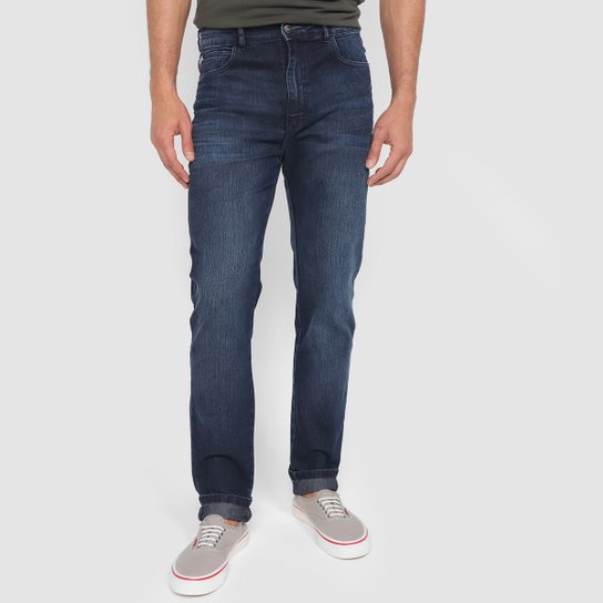 Calça Jeans Ellus Sprouting LY Reta Masculina - Azul Menor preço em Calça Jeans Ellus Sprouting LY Reta Masculina - Azul