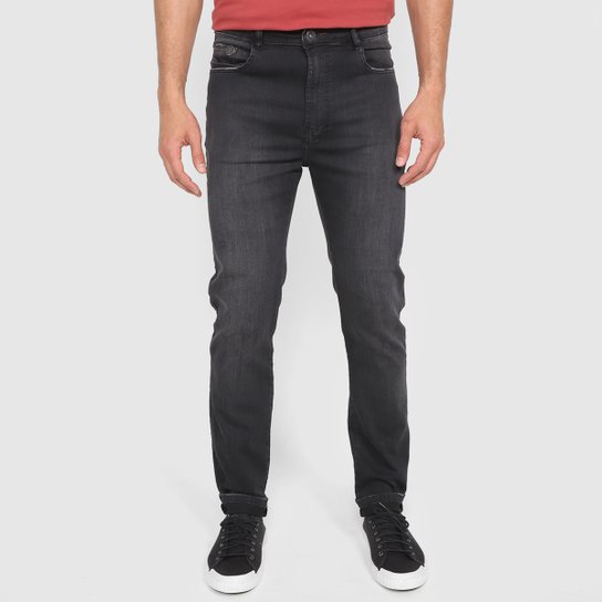 Calça Jeans Ellus Storm Elastic Slim Masculina - Preto Menor preço em Calça Jeans Ellus Storm Elastic Slim Masculina - Preto