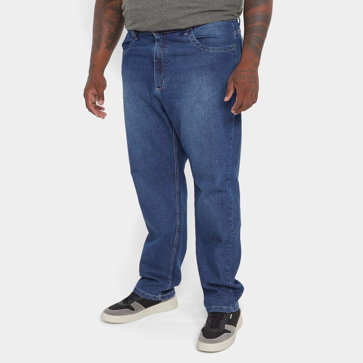 Calca Jeans Fatal Size Slim Masculina Azul Invictus em promoção na