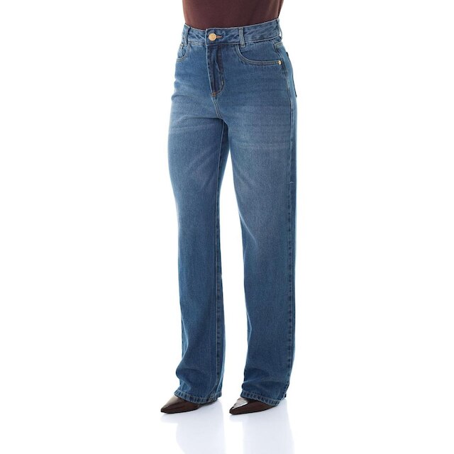 Calça Jeans Feminina Arauto Reta