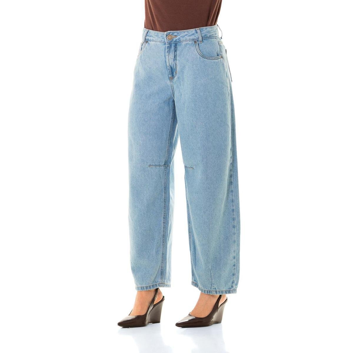 Calça Jeans Feminina Arauto Wide Balloon