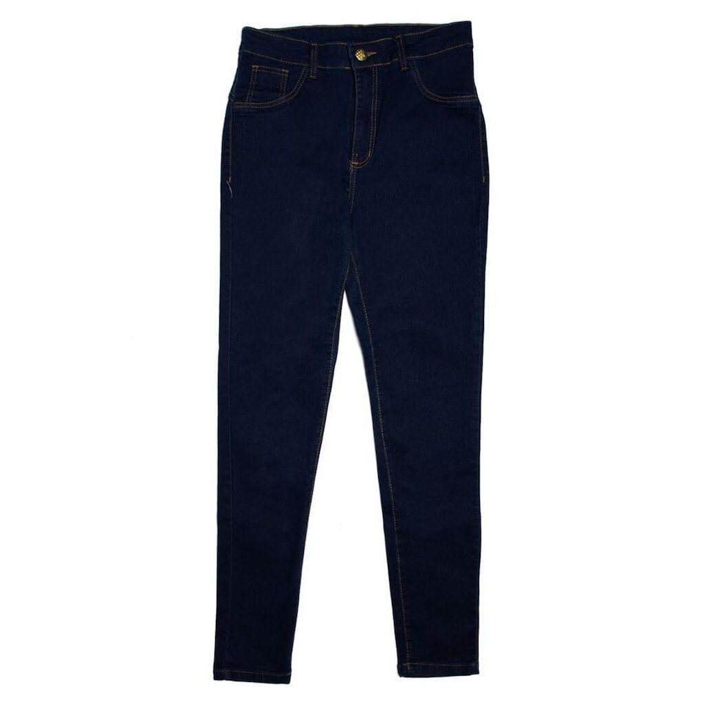Calça Jeans Feminina Jezzian Plus Size Cigarrete Azul