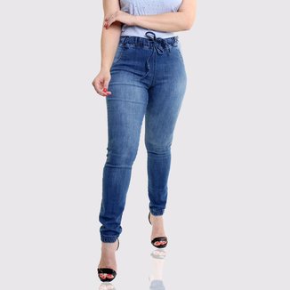 Calça Jeans Feminina Jogger Organza Malú com Elastano Z