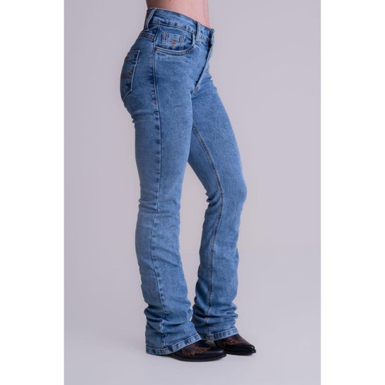 CALCA JEANS FEMININA TEXAS FARM - MARBLE BASIC - PDF052 - JEANS