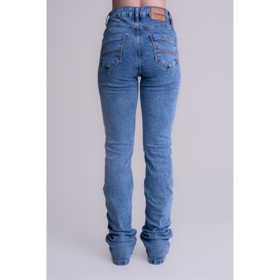 CALCA JEANS FEMININA TEXAS FARM - MARBLE BASIC - PDF052 - JEANS