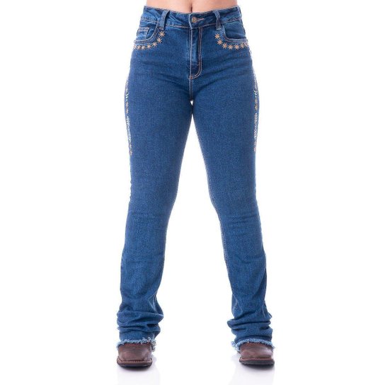 CALÇA JEANS FEMININA TEXAS FARM - SPUR - PDF036