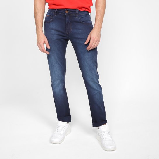 Calça Jeans Forum Paul Slim Masculina - Marinho Menor preço em Calça Jeans Forum Paul Slim Masculina - Marinho