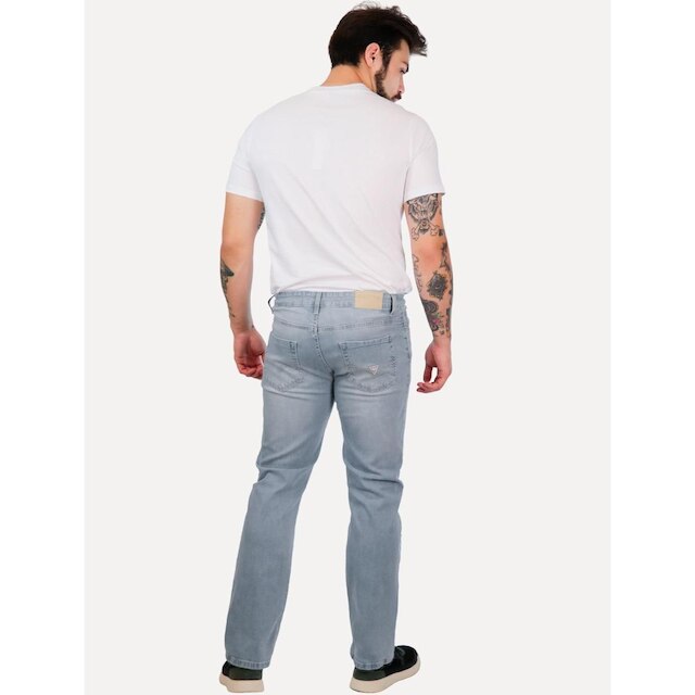 Calça Jeans Guess Masculina Slim Light Wash Clara