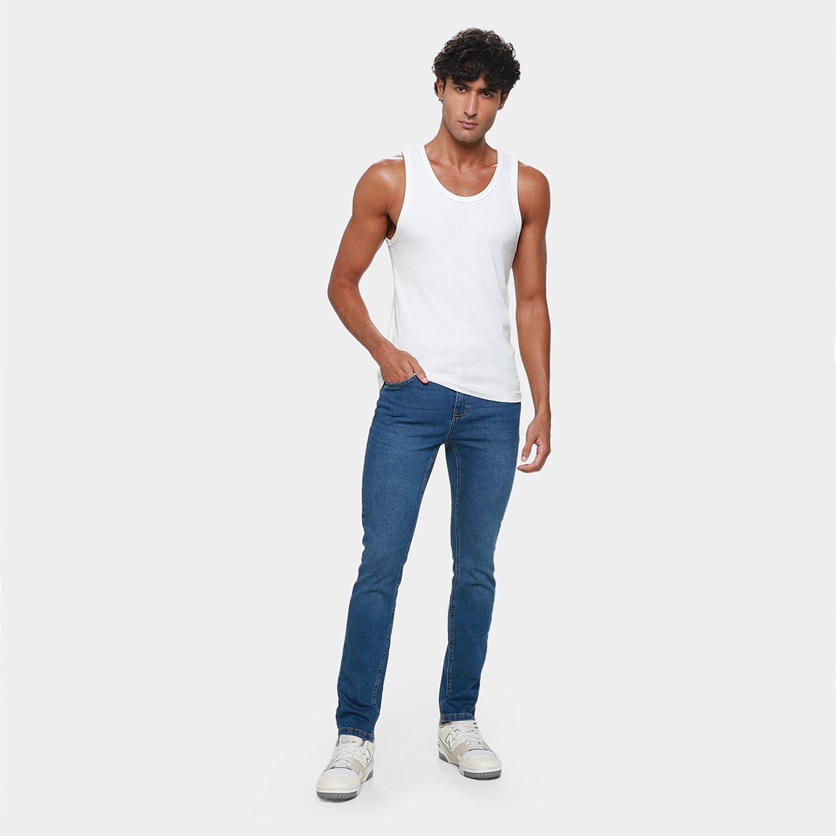 Calça Jeans Hering Casual Masculina - 4