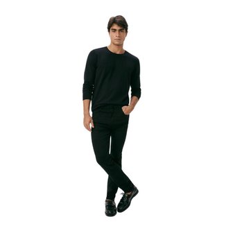 Calça Jeans Hering Preta Masculina Skinny