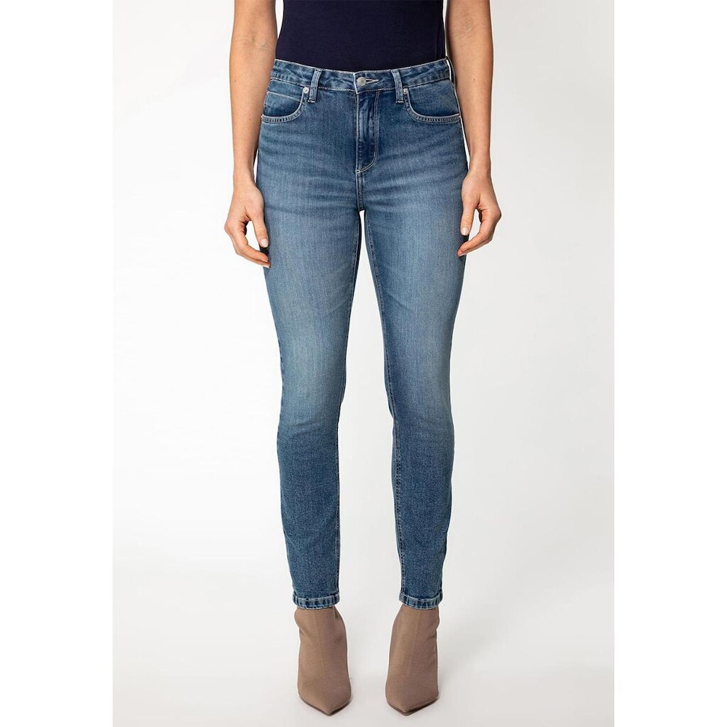 Calça Jeans High Rise Skinny Azul