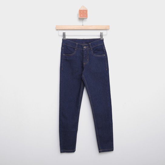 Calça Jeans Infantil Hering Kids Lisa Masculina - Azul Menor preço em Calça Jeans Infantil Hering Kids Lisa Masculina - Azul
