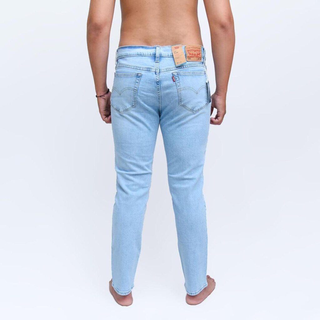 Calça Jeans Levi's Masculina 511 Slim - Lavagem Clara Sólida