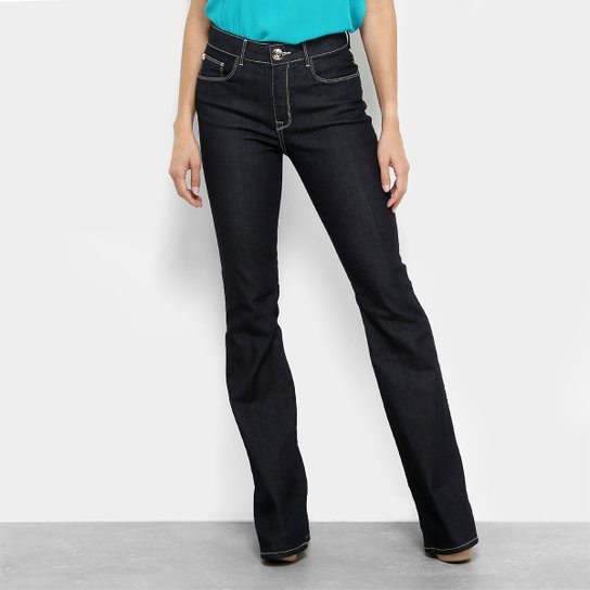 Calça Jeans Lez a Lez Flare Escura Feminina - Jeans