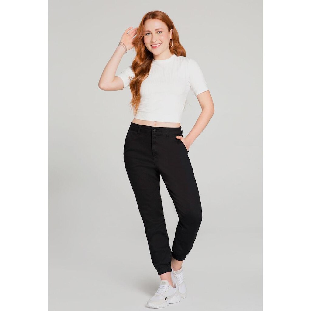 Calça Jeans Lunender Jogging Preto Tam. P