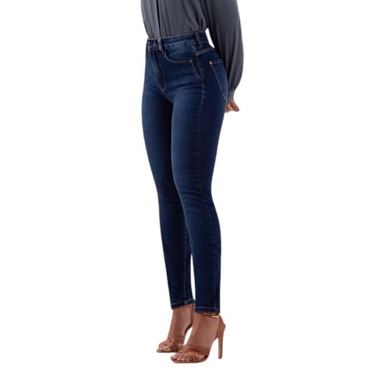 Calça Jeans Lunender Redux Azul Tam. 44