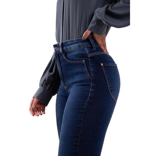Calça Jeans Lunender Redux Azul Tam. 44
