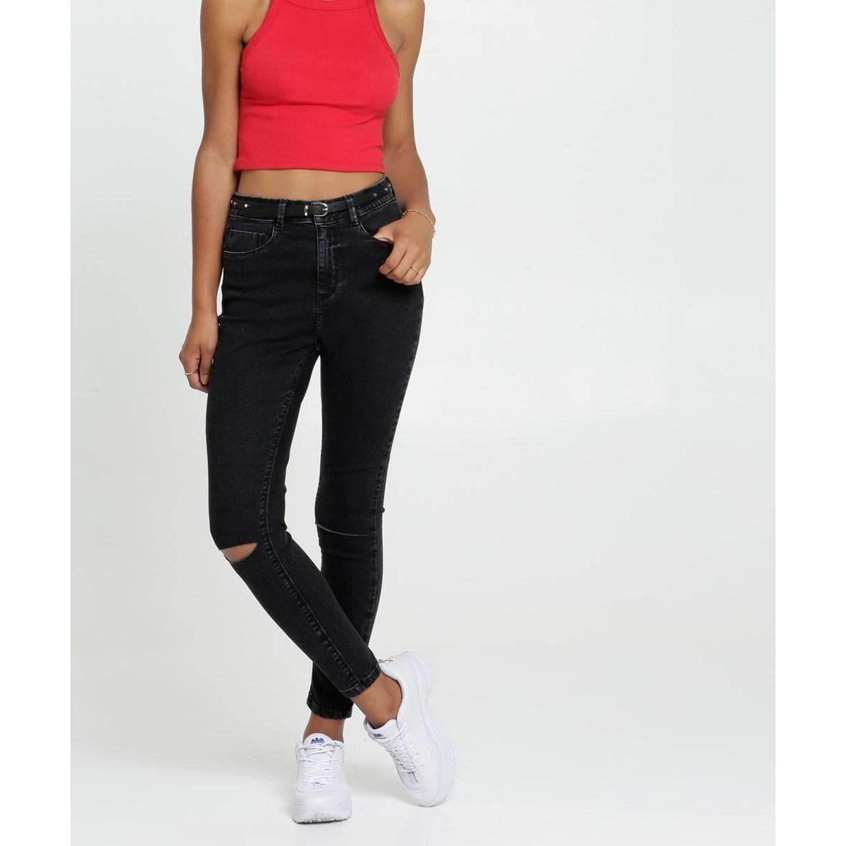 calça jeans feminina marisa