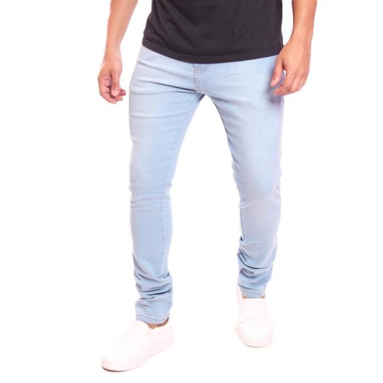 Calça Jeans Masculina Com Elastano OMG Denim Skinny Clara