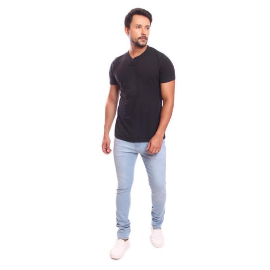 Calça Jeans Masculina Com Elastano OMG Denim Skinny Clara