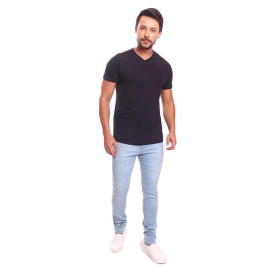Calça Jeans Masculina Com Elastano OMG Denim Skinny Clara